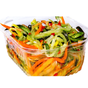 Hinged Clear Plastic Containers – Food Grade Disposable Packs | Ideal for Salad, Fruit, Cake & Snacks