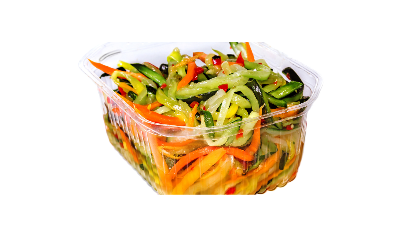 Hinged Clear Plastic Containers – Food Grade Disposable Packs | Ideal for Salad, Fruit, Cake & Snacks