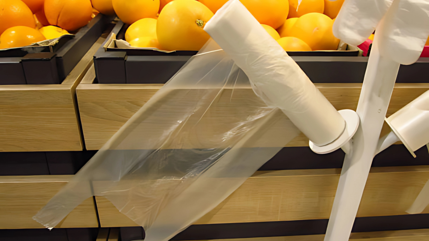 Fruit Bags on Roll flat and vest styles | Ideal for Fruits & Vegetable shops