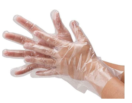 Disposable Gloves – 100 Pieces (Food Grade Clear Polythene)